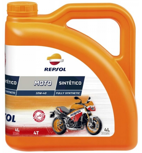 REPSOL MOTO SINTETICO 4T 10W40, 4л